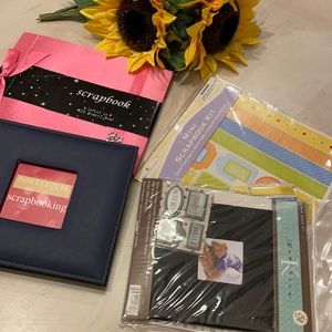 Mini Scrapbook Album Kits Bundle of 3